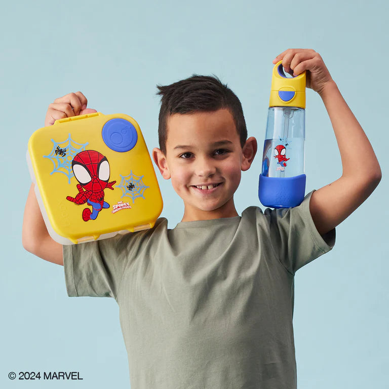 b.box Tritan 600ml Drink Bottle - Spidey