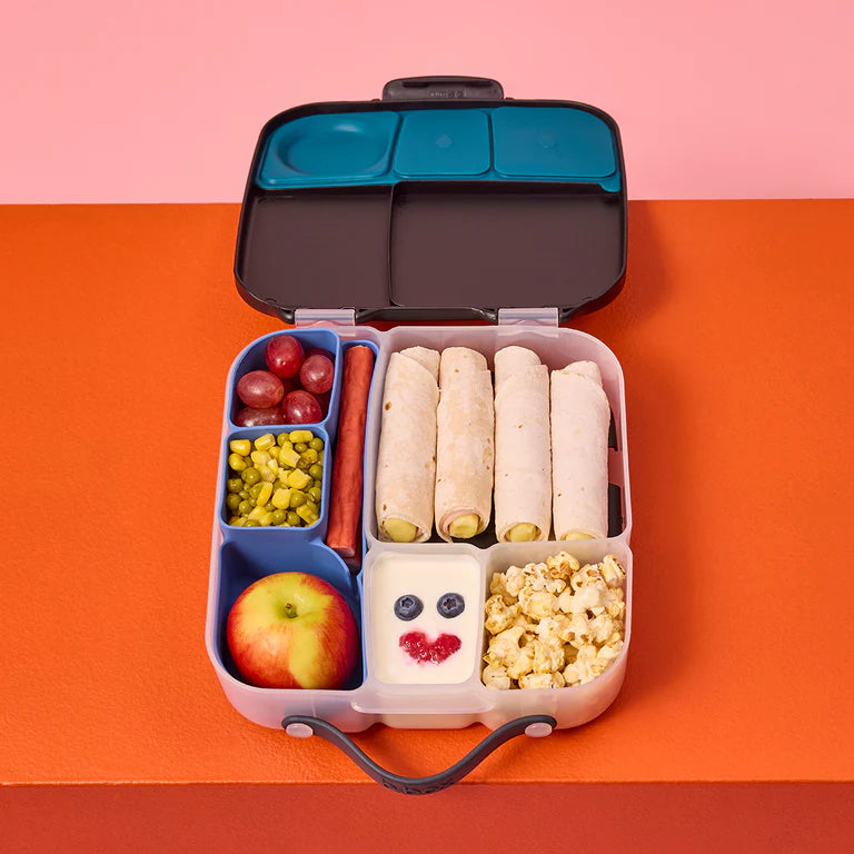 b.box Silicone Bento Lunchbox Tray - Ocean