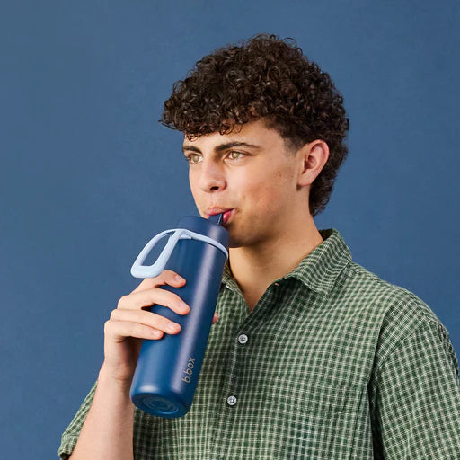 b.box Insulated Flip Top Bottle 690ml - Midnight