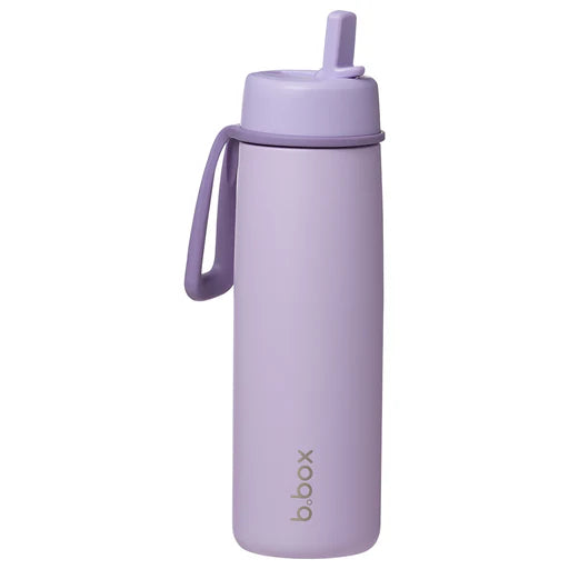 b.box Insulated Flip Top Bottle 690ml - Lilac Love