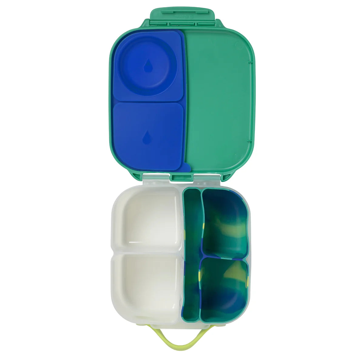 b.box Silicone Bento Tray Mini Lunchbox - Electric Jungle