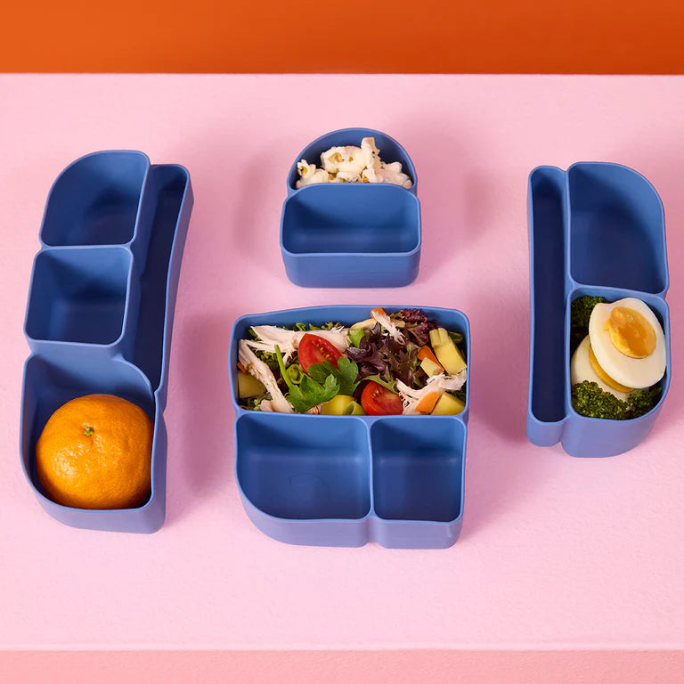 b.box Silicone Bento Lunchbox Tray - Ocean