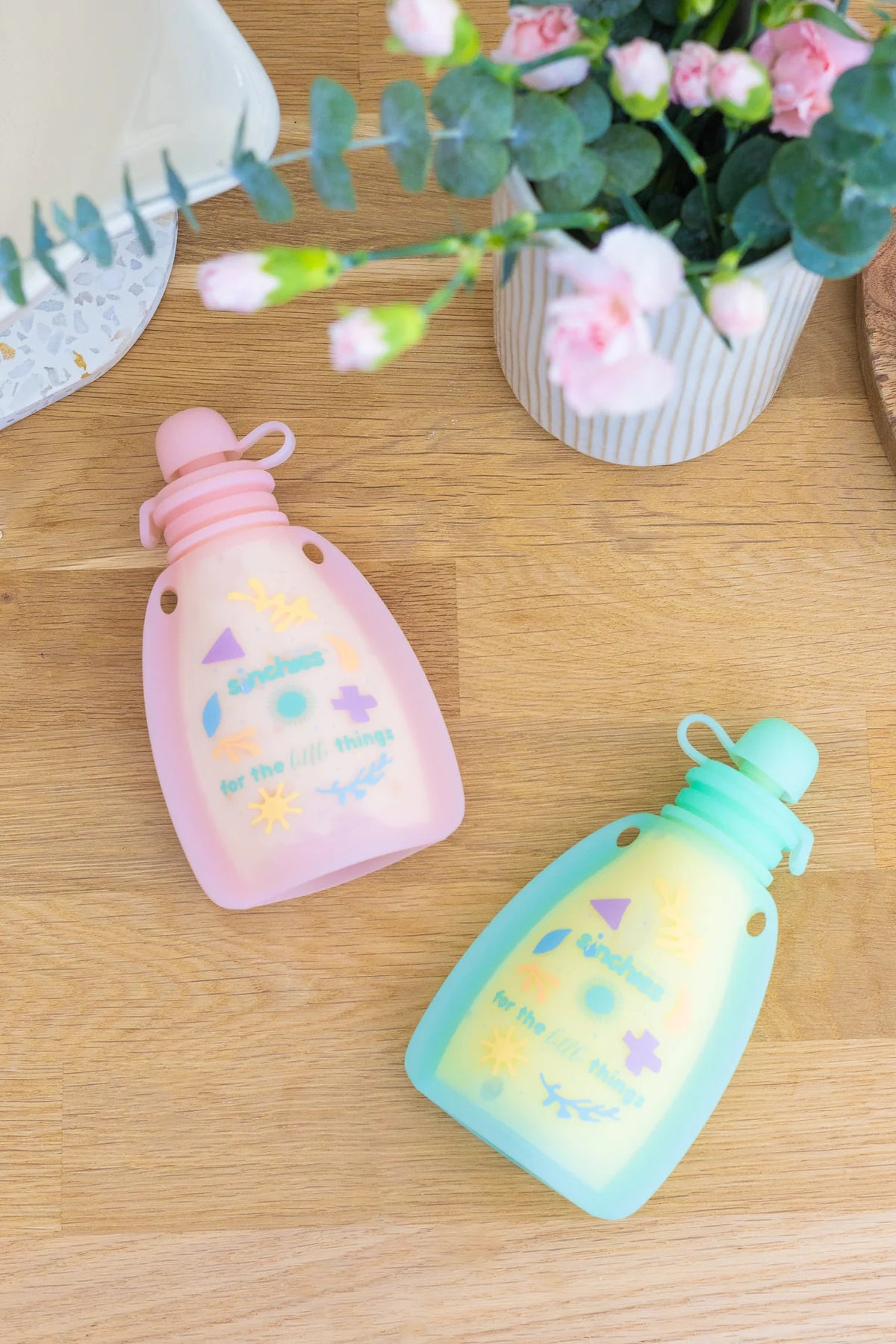 Sinchies Silicone Squeezy Pouch - Pastel Green