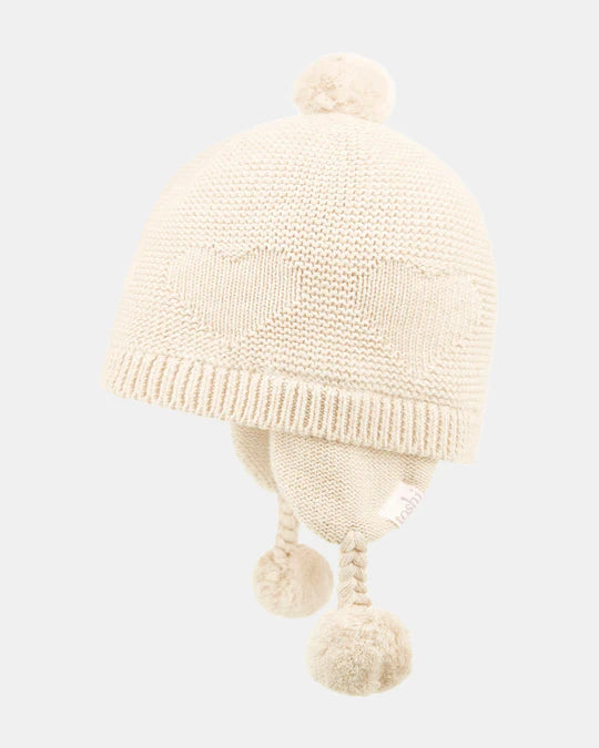 Toshi Beanie Earmuff Heart - Feather