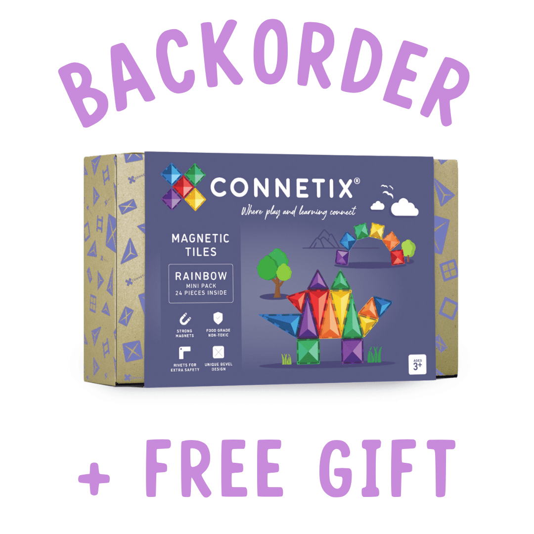 BACKORDER: Connetix Rainbow Mini Pack - 24 Piece