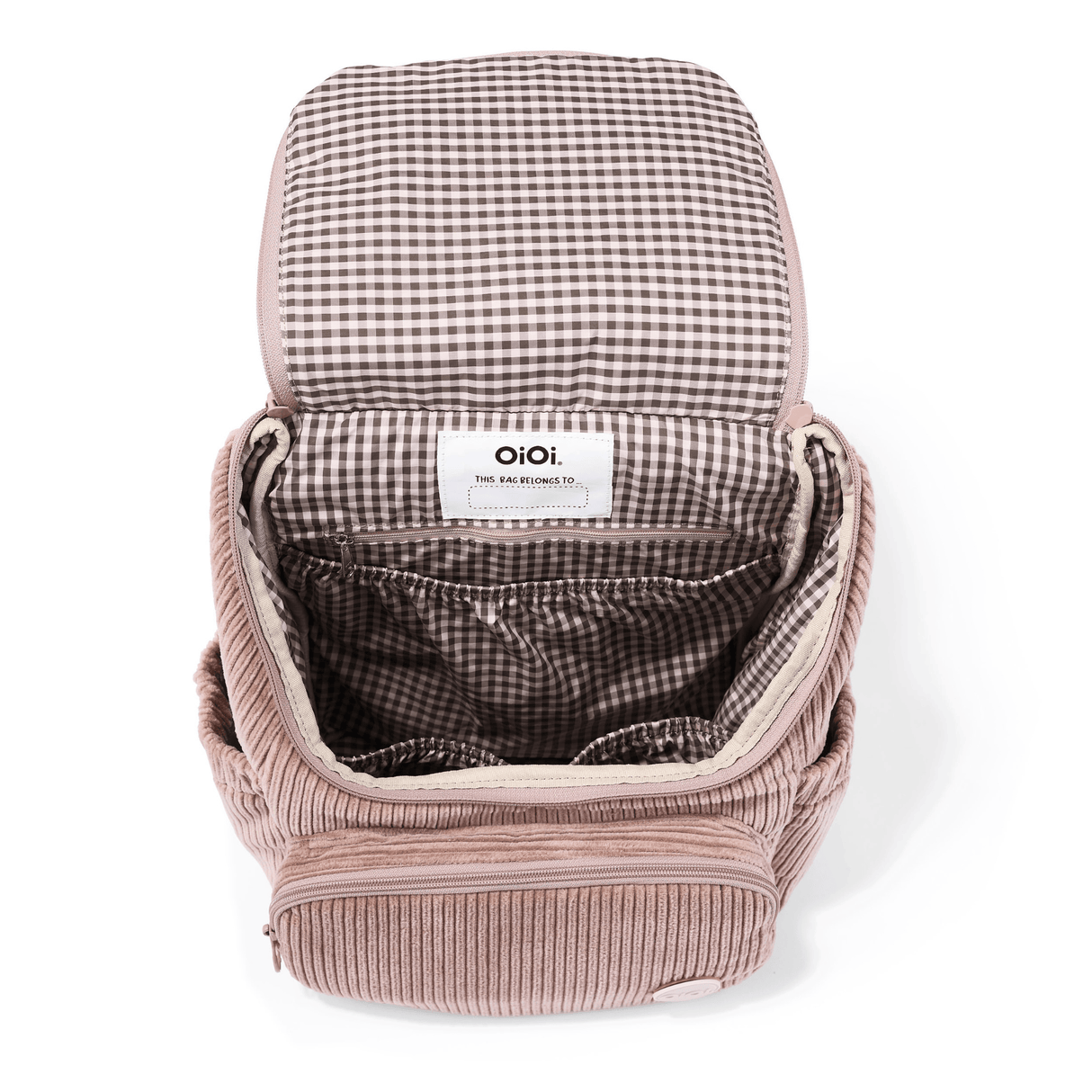 OiOi Signature Kids Corduroy Backpack - Rose