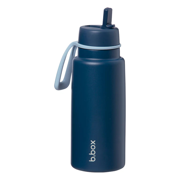 b.box Insulated Flip Top Bottle 1L - Midnight