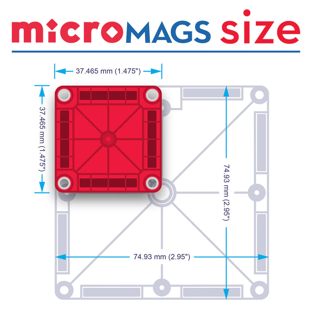 Magna-tiles microMAGS Travel- 26 Piece Set