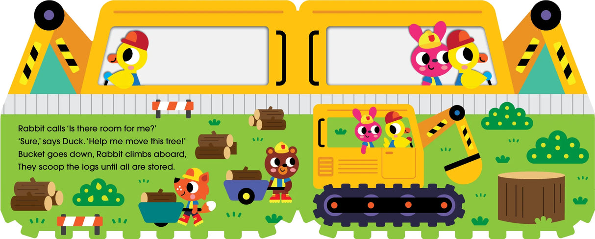 Bigger's Busy Day Shaped Board Book