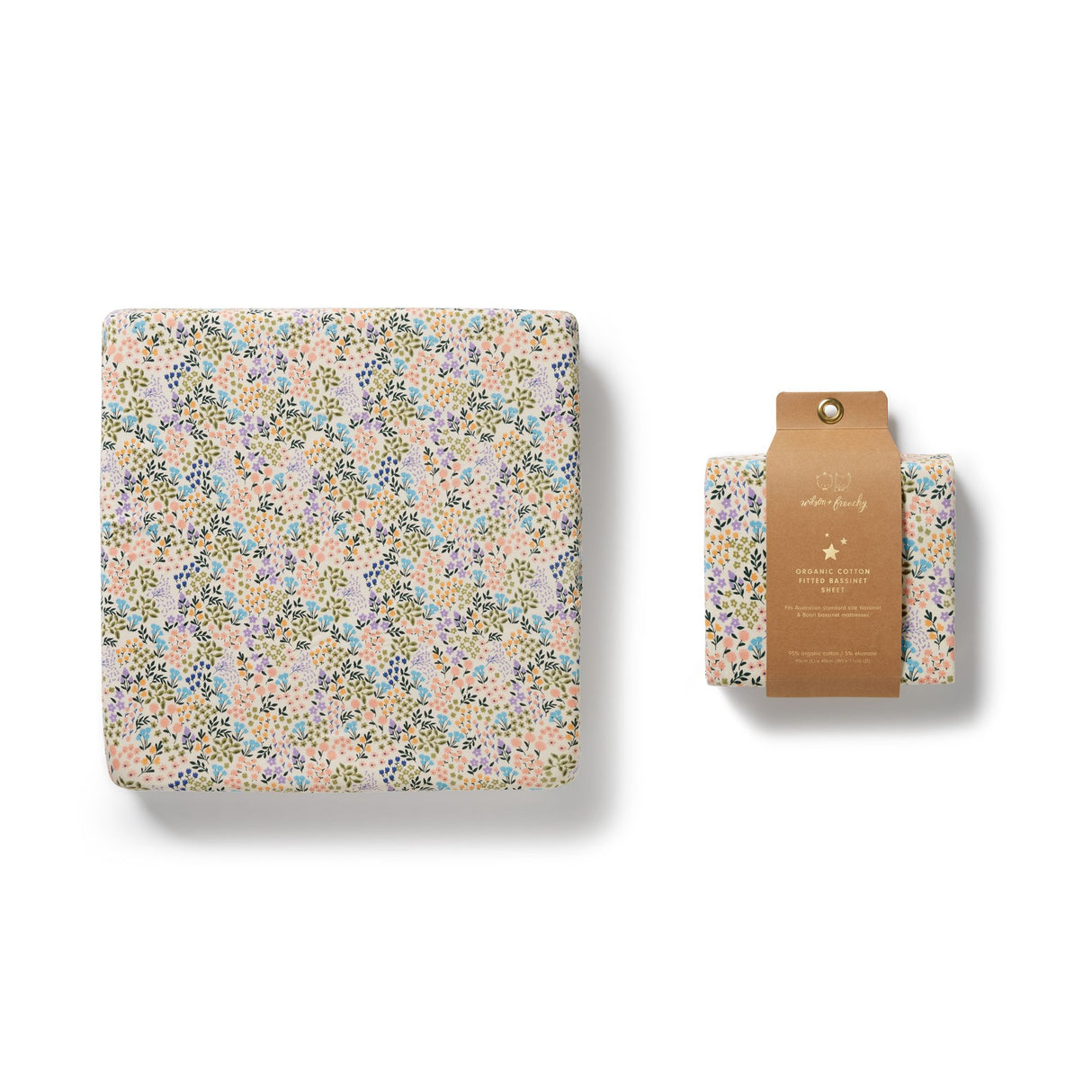 Wilson + Frenchy Organic Cot Sheet - Tiny Bloom
