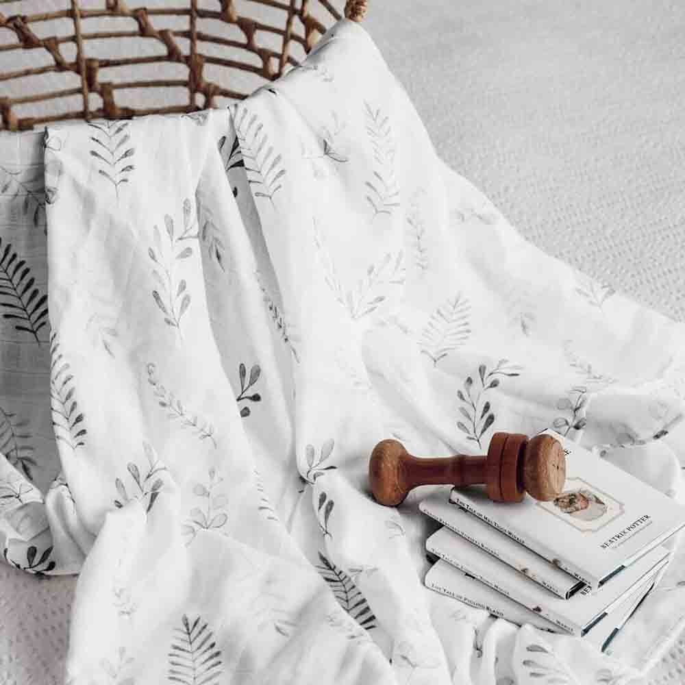 Snuggle Hunny Muslin Wrap - Wild Fern