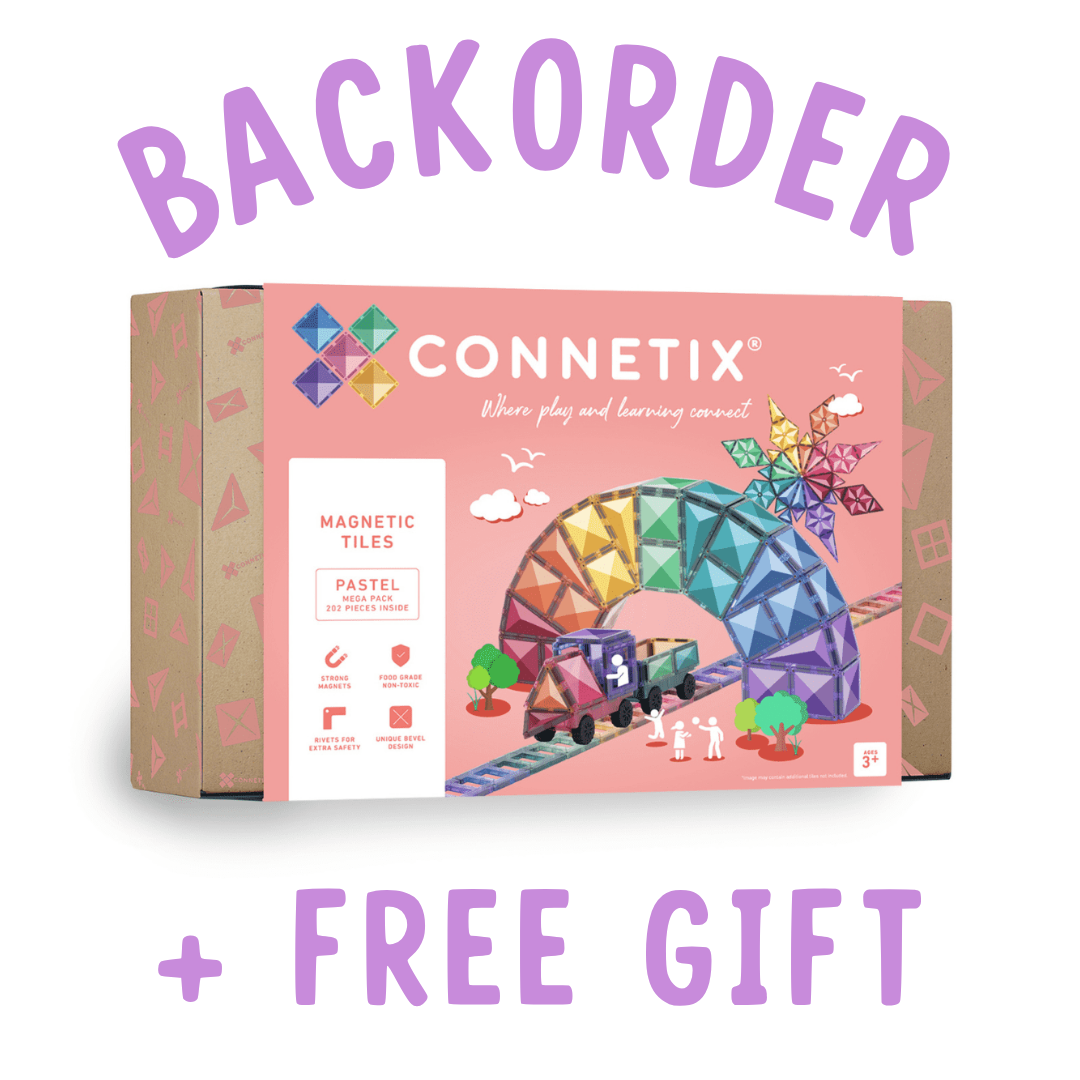BACKORDER: Connetix Pastel Mega Pack - 202 Piece