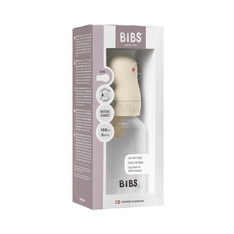 BIBs Plastic Bottle - 150ml - Ivory