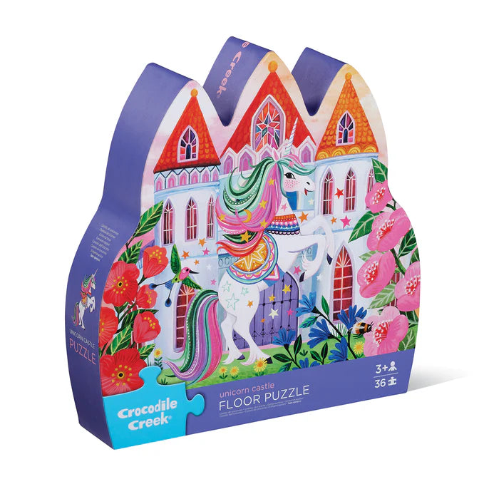 Crocodile Creek Classic Floor Puzzle 36pc - Unicorn Castle