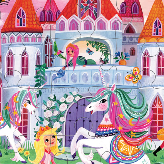 Crocodile Creek Classic Floor Puzzle 36pc - Unicorn Castle