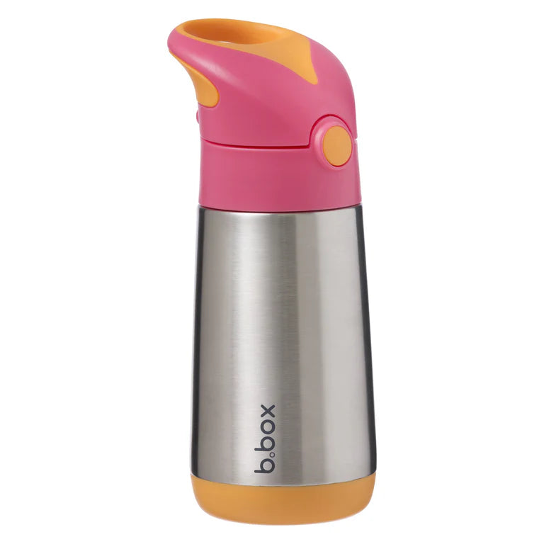 b.box Insulated 350ml Drink Bottle - Strawberry Shake