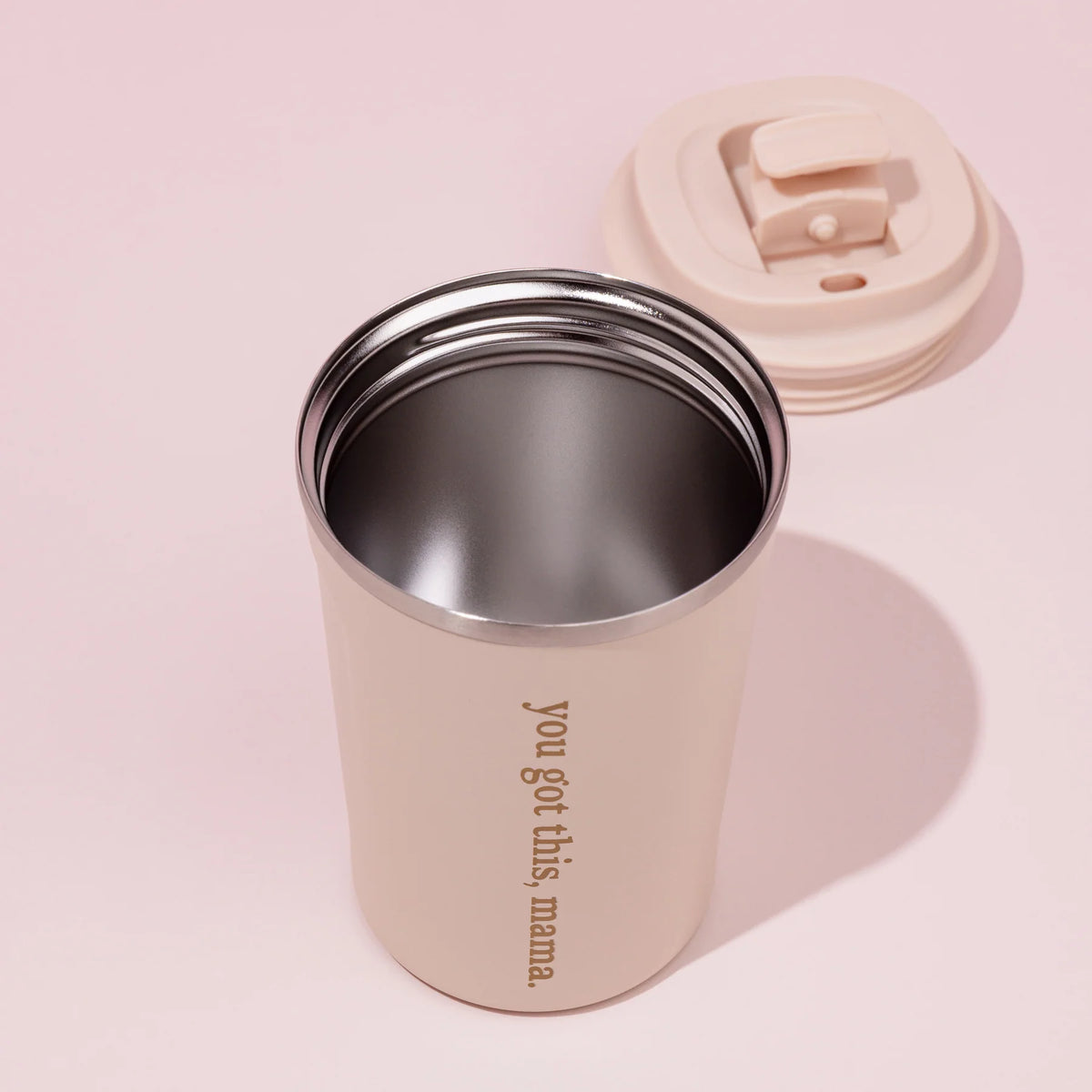 Made To Milk 'You Got This, Mama' Keep Cup - Beige