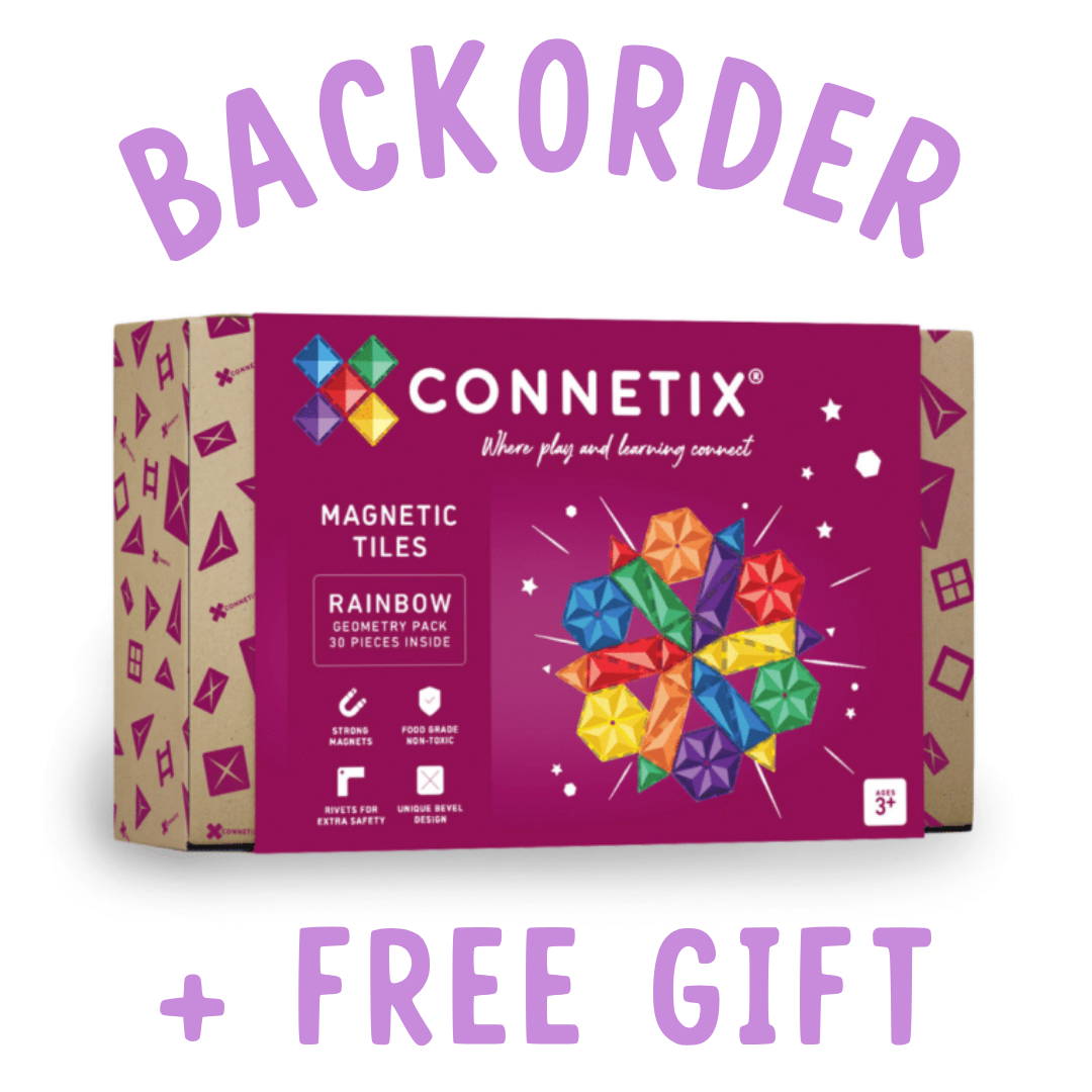 BACKORDER: Connetix Rainbow Geometry Pack 30 Piece