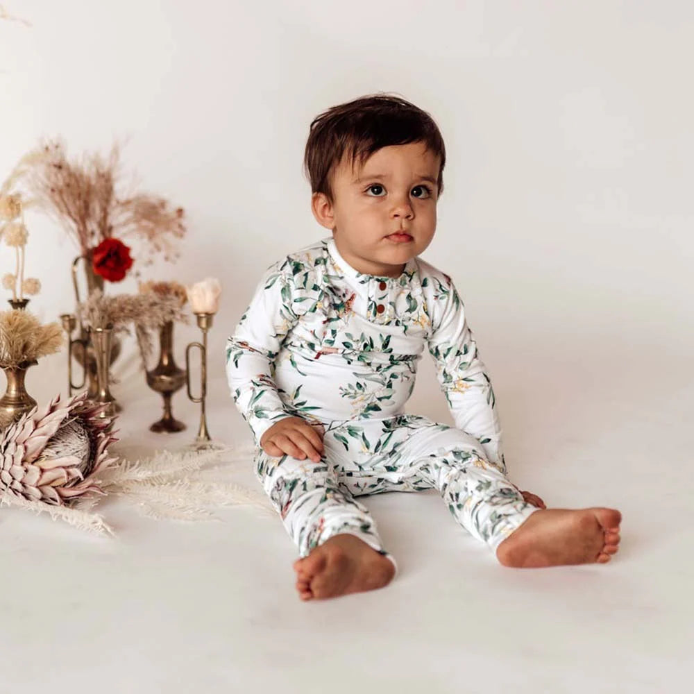 Snuggle Hunny Growsuit - Eucalypt