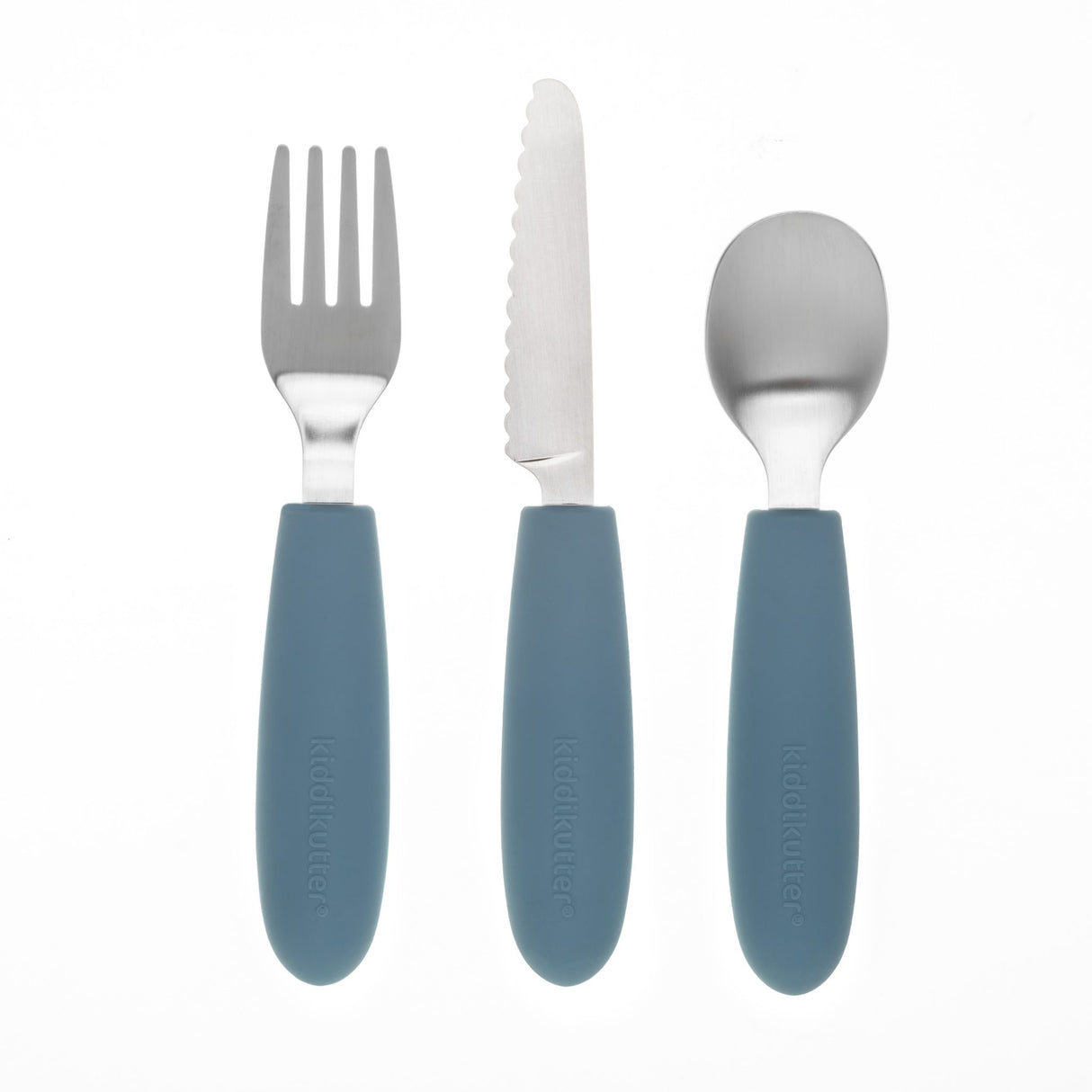 Kiddikutter Kids Cutlery Set - Sky Blue