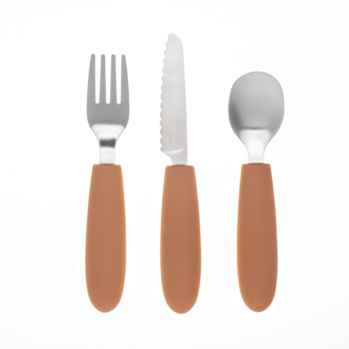 Kiddikutter Kids Cutlery Set - Peach Fuzz