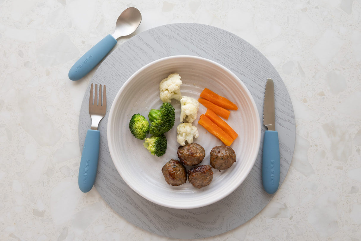 Kiddikutter Kids Cutlery Set - Sage