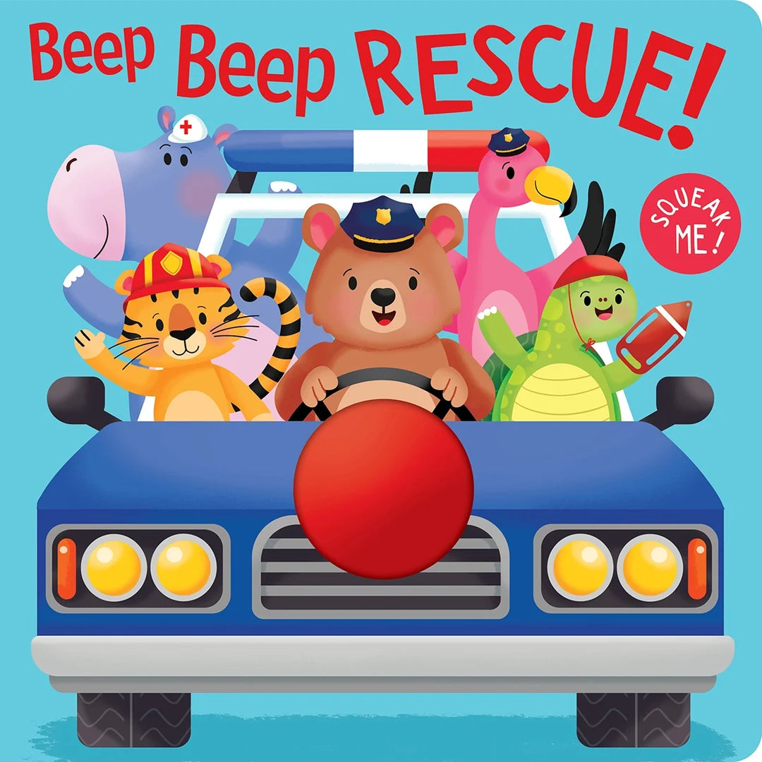 Squeak Me! Board Book - Beep Beep Rescue!