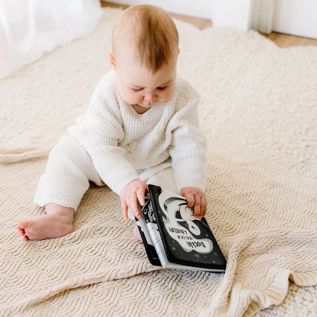 Young Wonderer High Contrast Bath Book - Duckie Goes On An Adventure