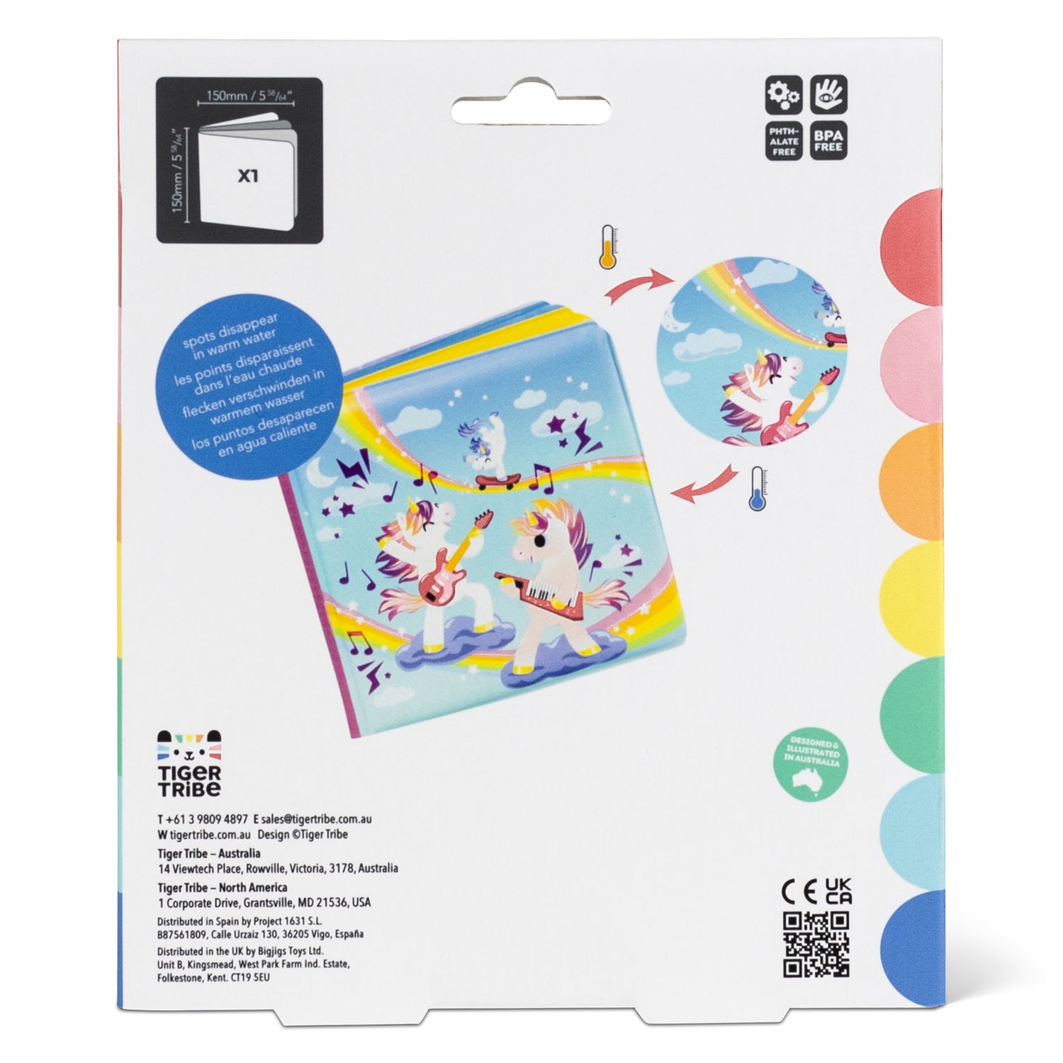Tiger Tribe Magic Bath Book - Magic Unicorns