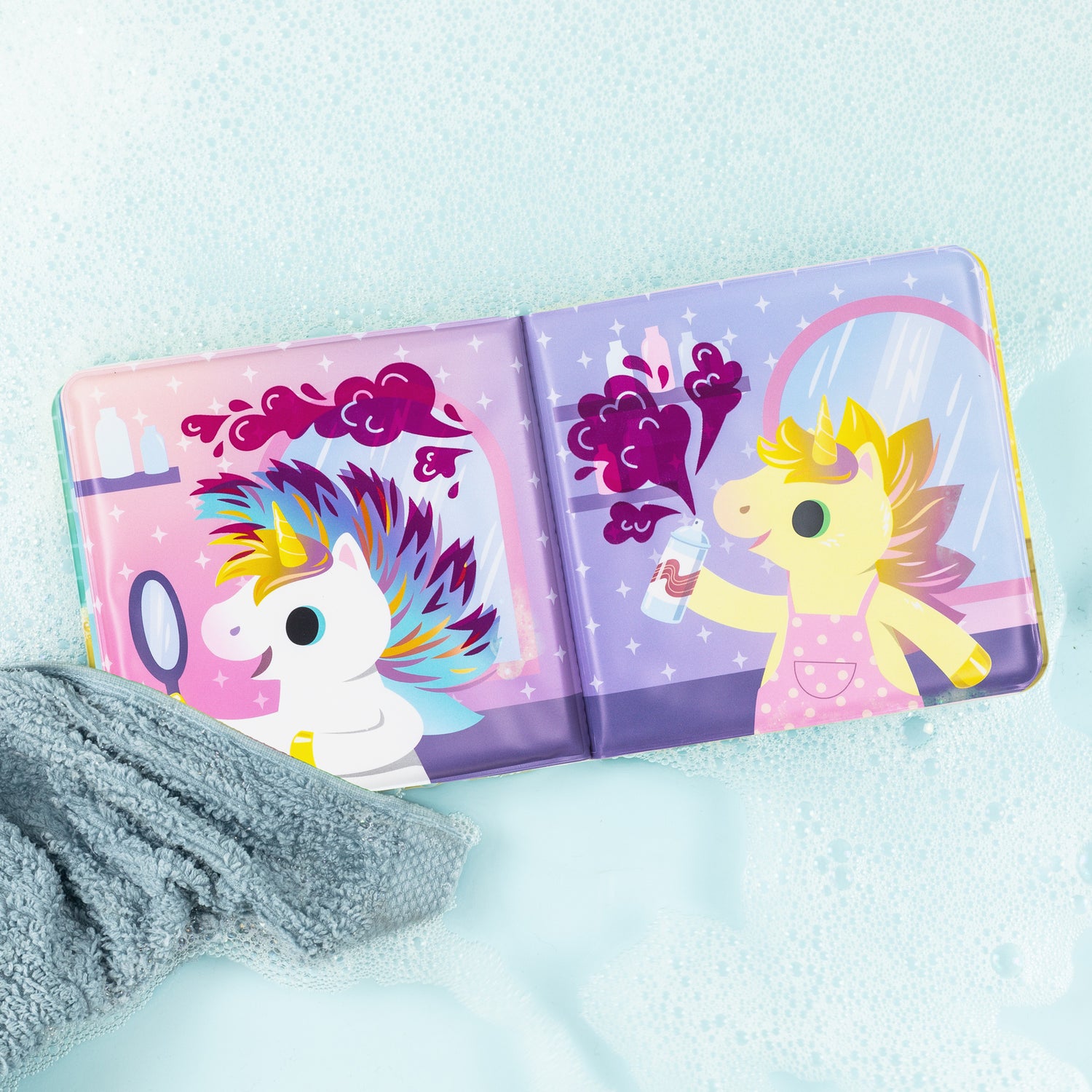 Tiger Tribe Magic Bath Book - Magic Unicorns