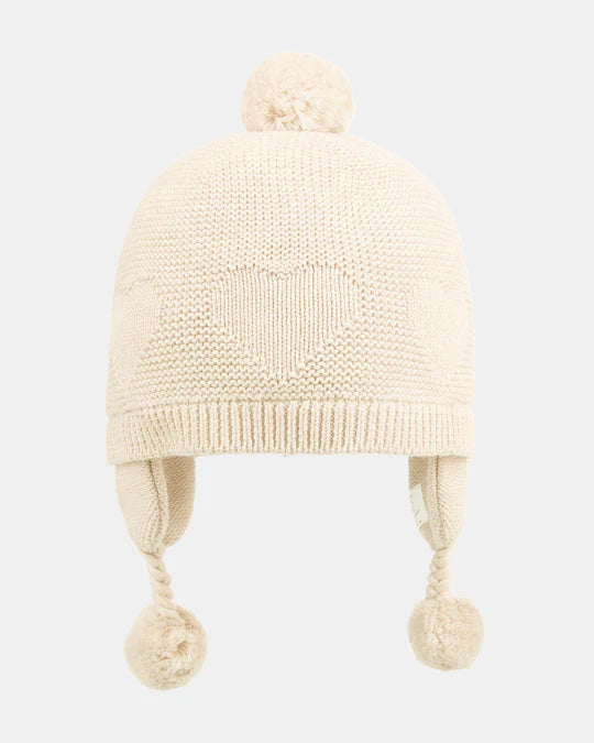 Toshi Beanie Earmuff Heart - Feather