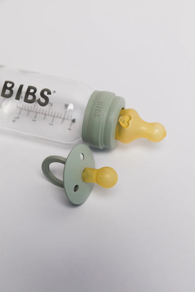 BIBs Glass Baby Bottle - 240ml - Sage