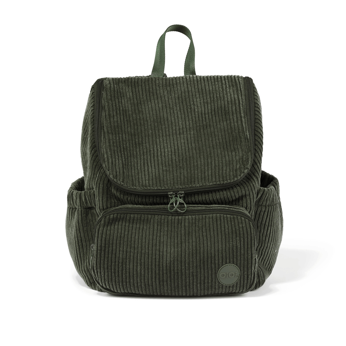 OiOi Signature Kids Corduroy Backpack - Moss