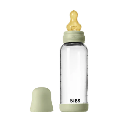 BIBs Glass Baby Bottle - 240ml - Sage