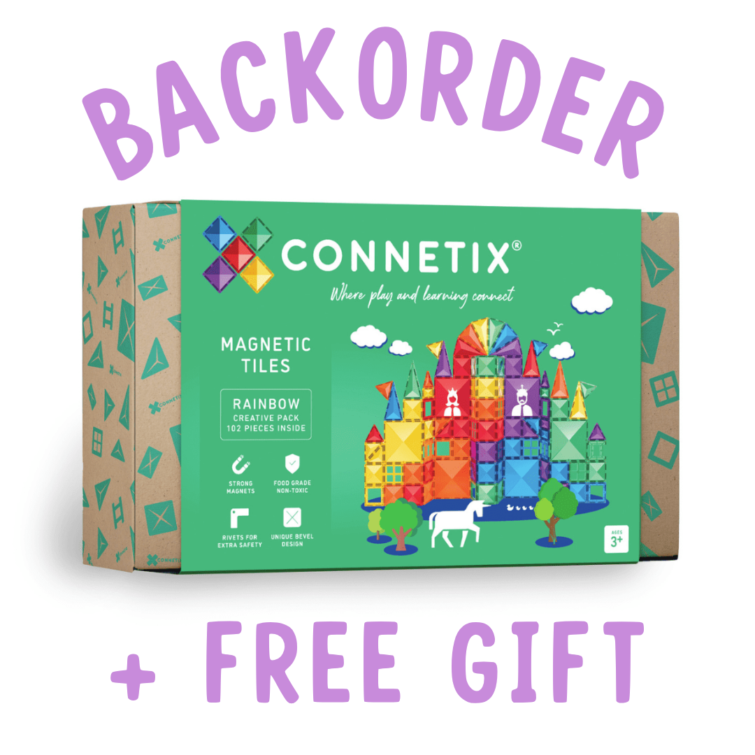 BACKORDER: Connetix Rainbow Creative Pack - 102 Piece