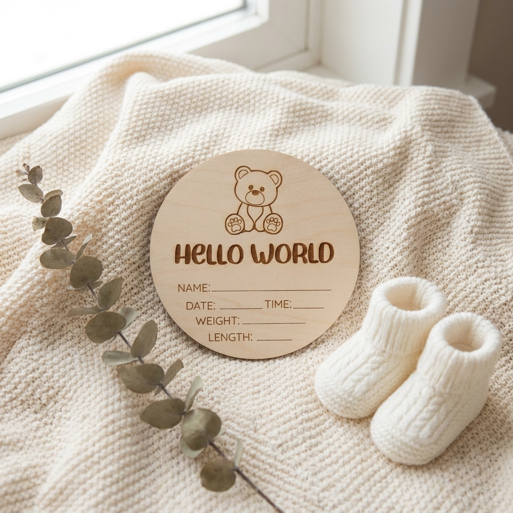 Timber Tinkers Hello world Teddy Bear