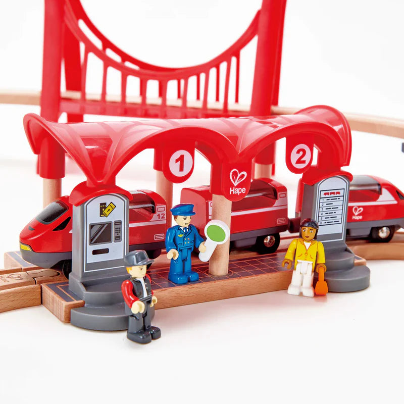 Hape Busy City Rail Set