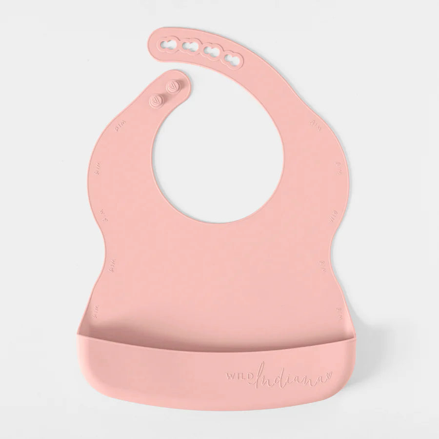 Wild Indiana Silicone Bib - Blush
