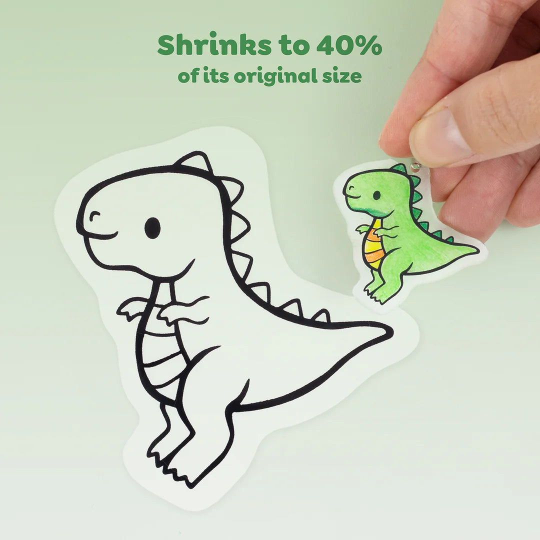 Tiger Tribe Shrinkorama Bag Tag - Dino