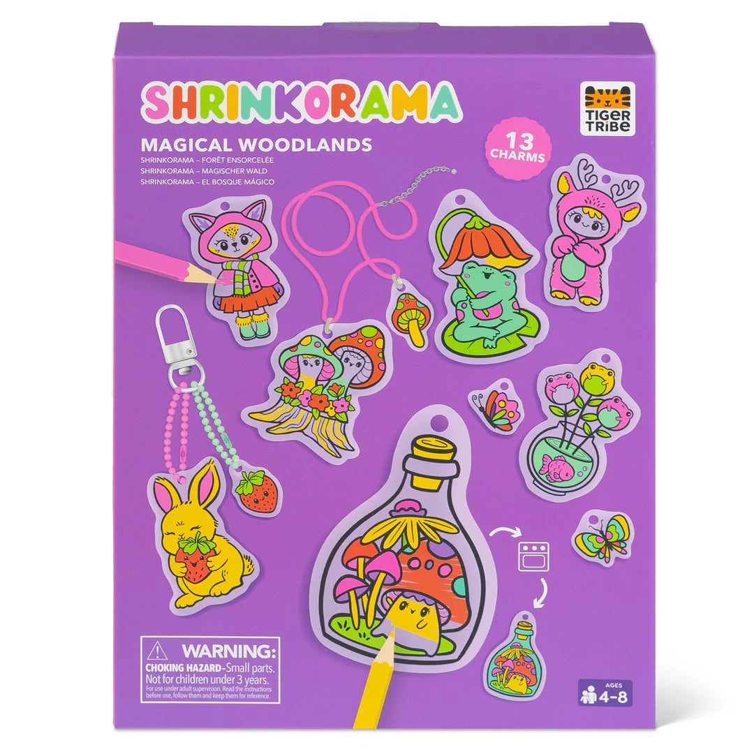 Tiger Tribe Shrinkorama Charms - Magical Woodlands
