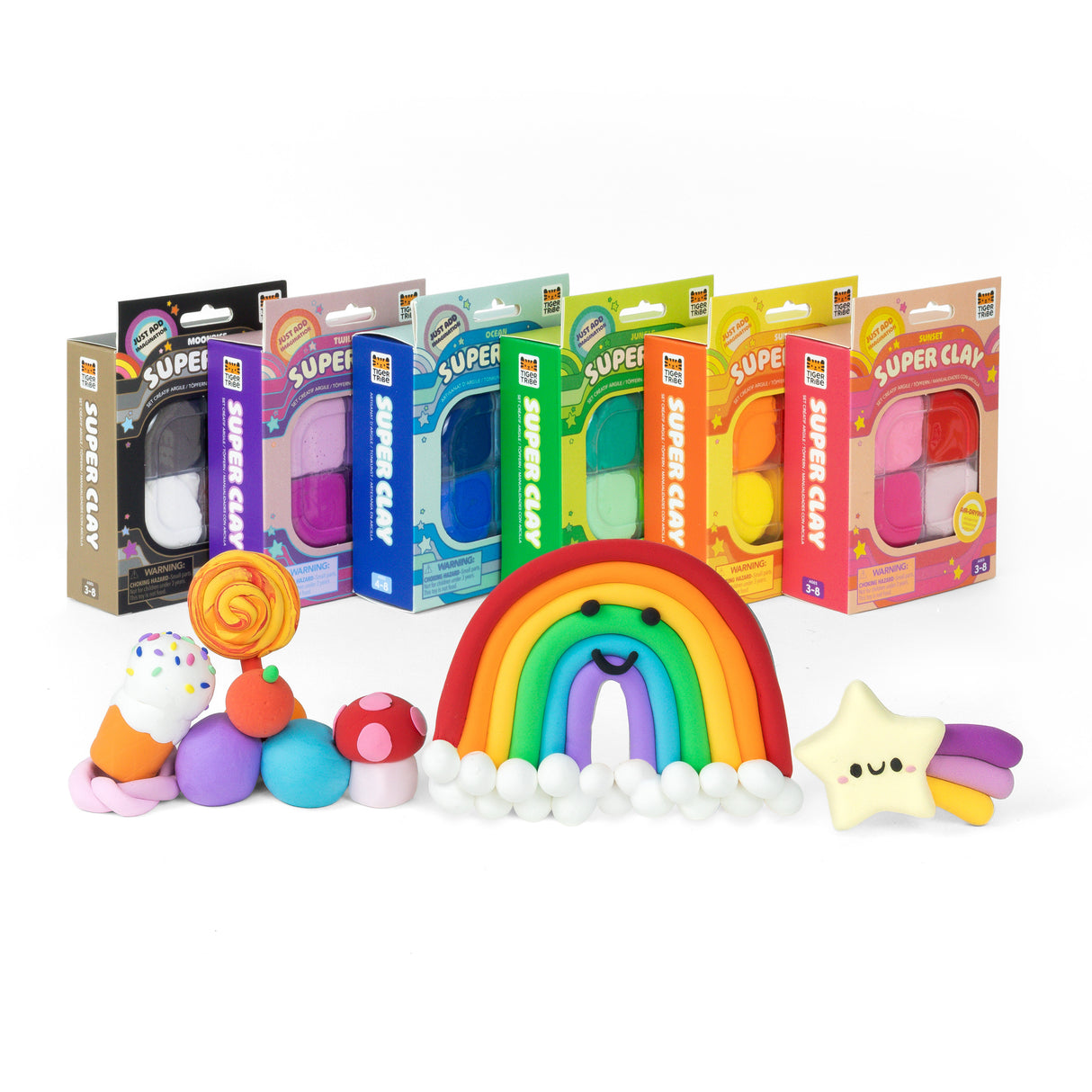 Tiger Tribe Super Clay - Moonrise (Neutrals)