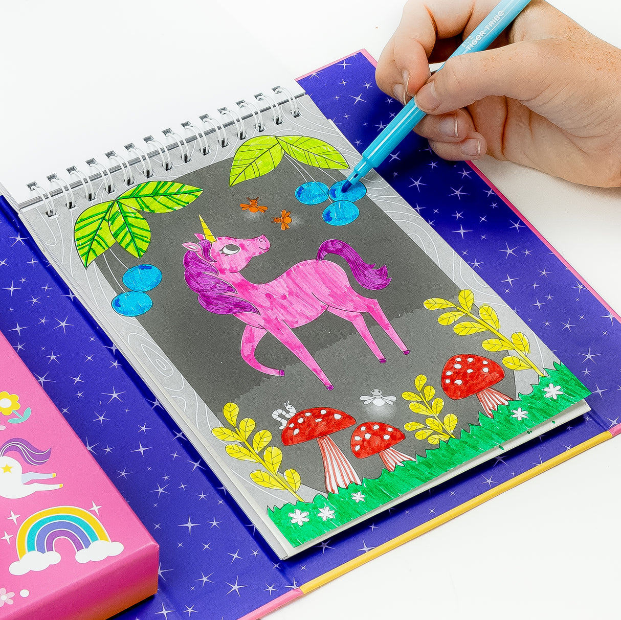 Tiger Tribe Colouring Set - Unicorn Magic