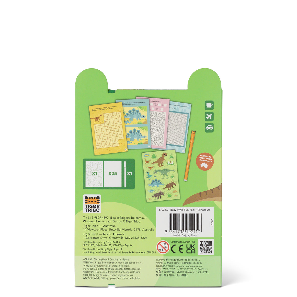 Tiger Tribe Busy Whiz Fun Pack - Dinosaurs