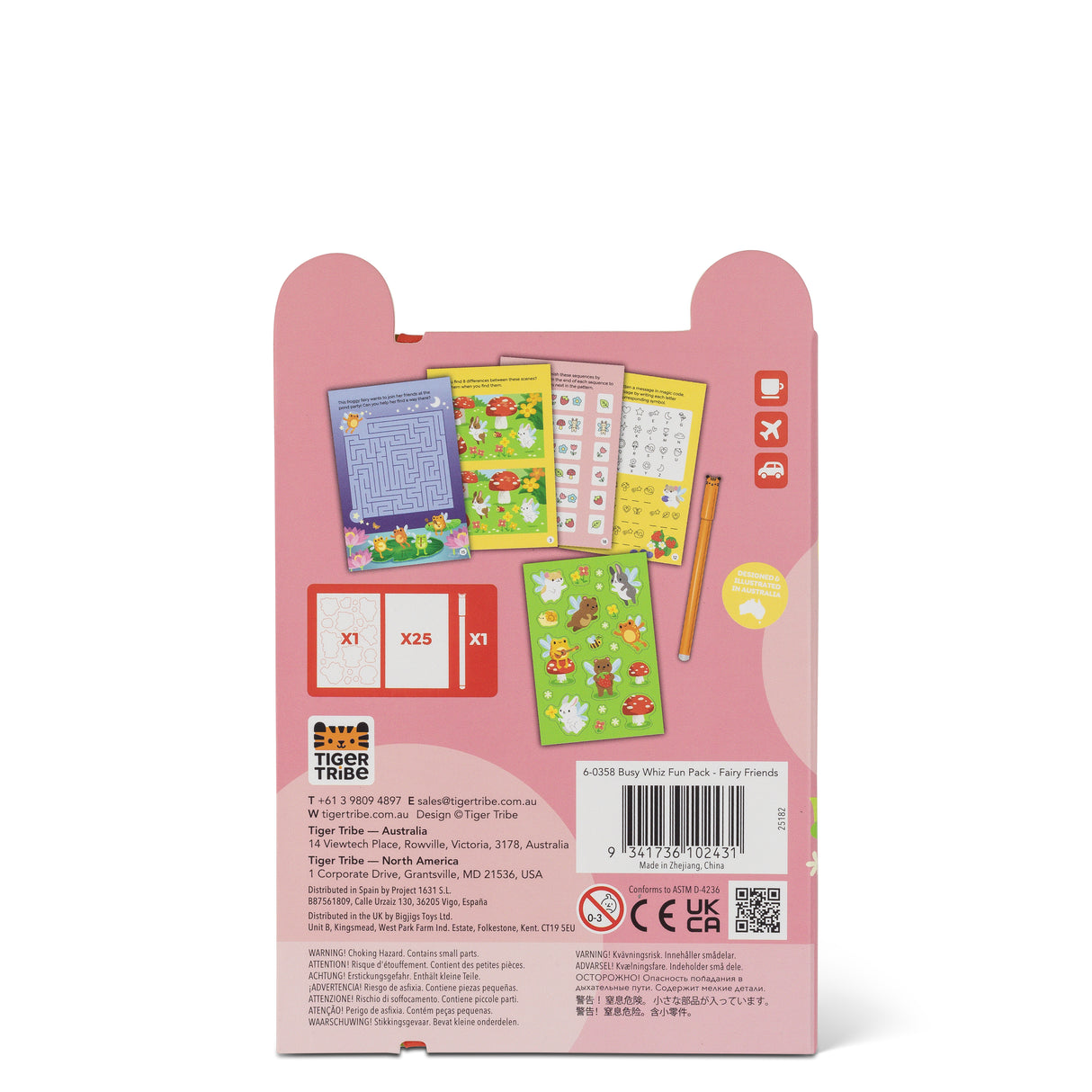 Tiger Tribe Busy Whiz Fun Pack - Fairy Friends