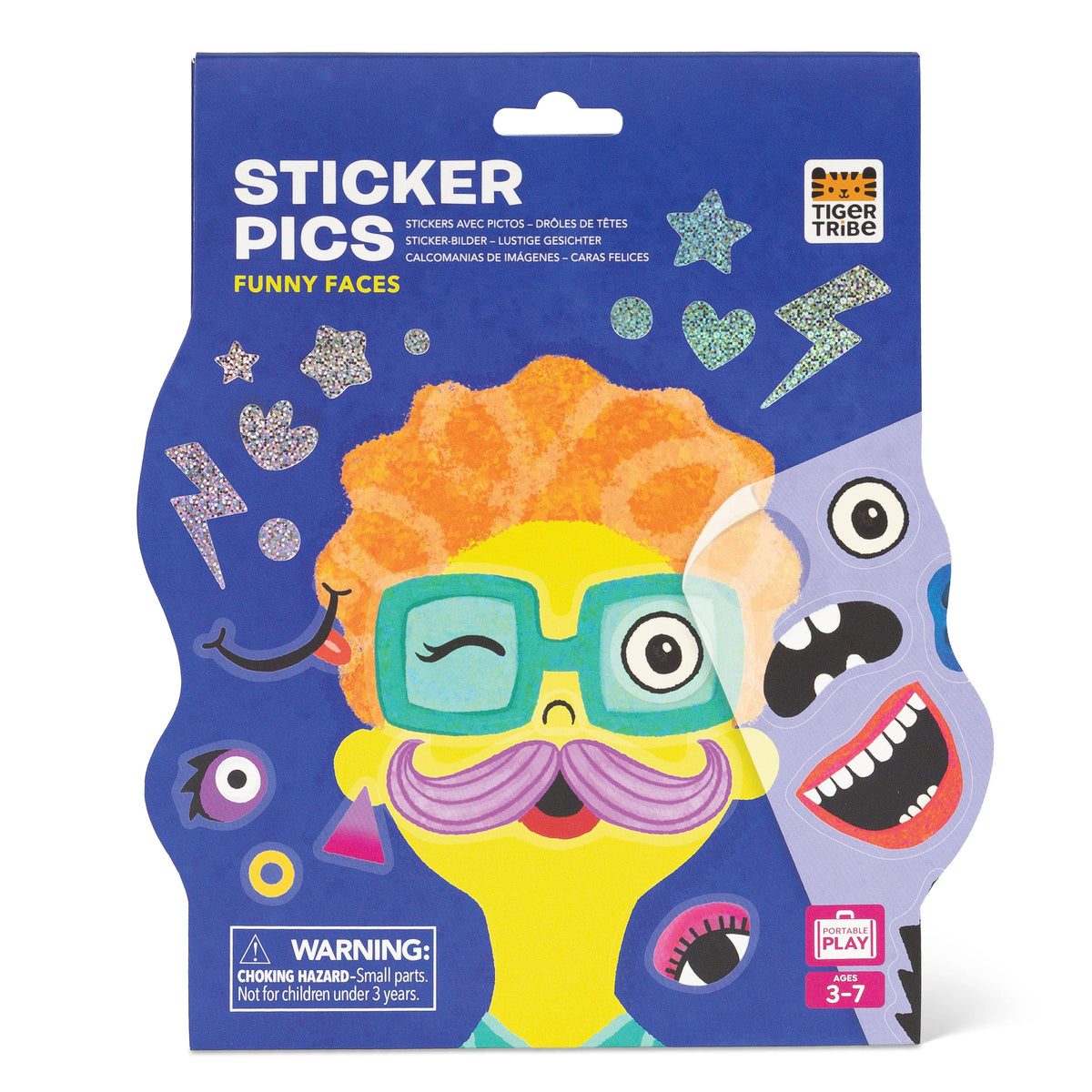 Tiger Tribe Sticker Pics - Funny Faces