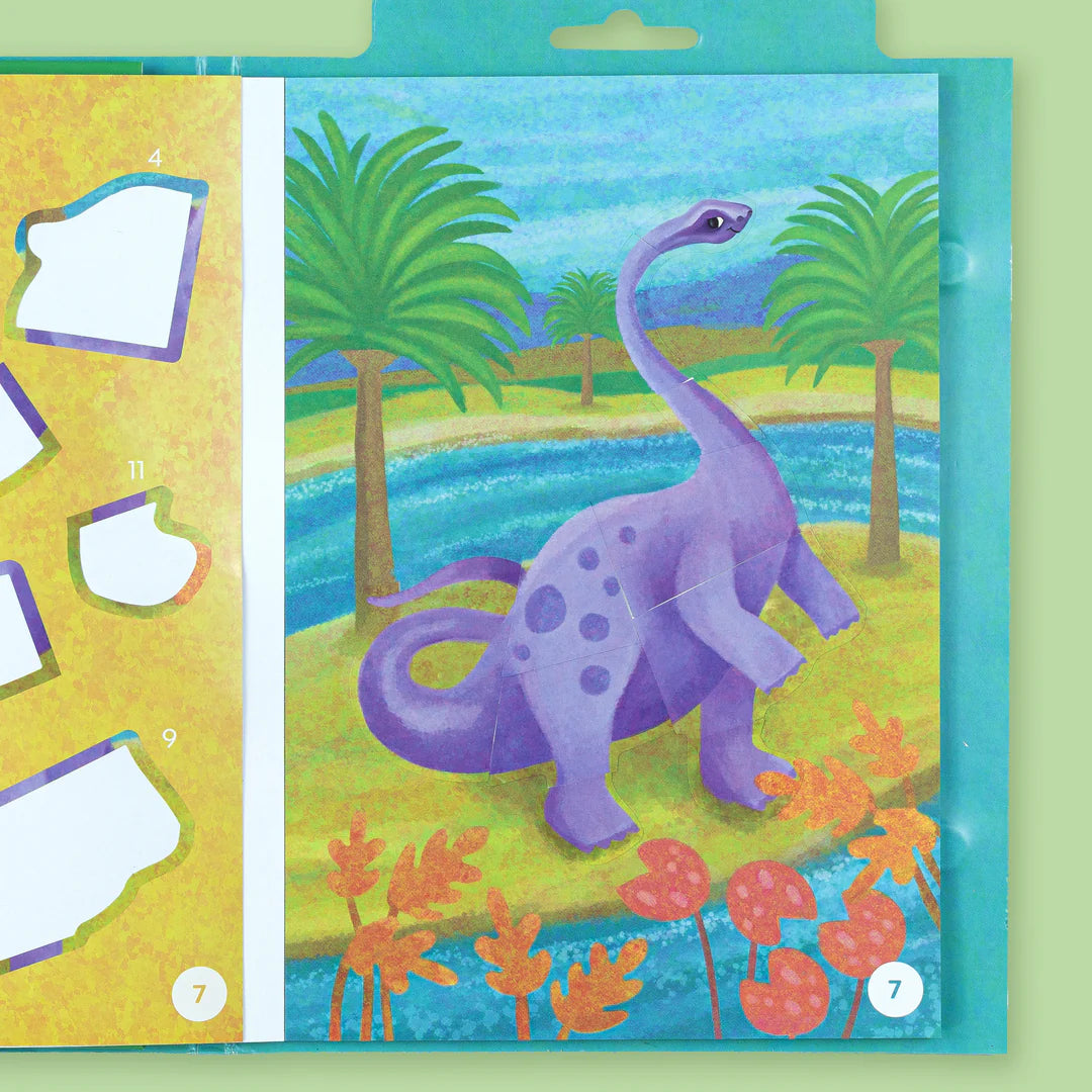 Tiger Tribe Sticker by Number - Dinosaur