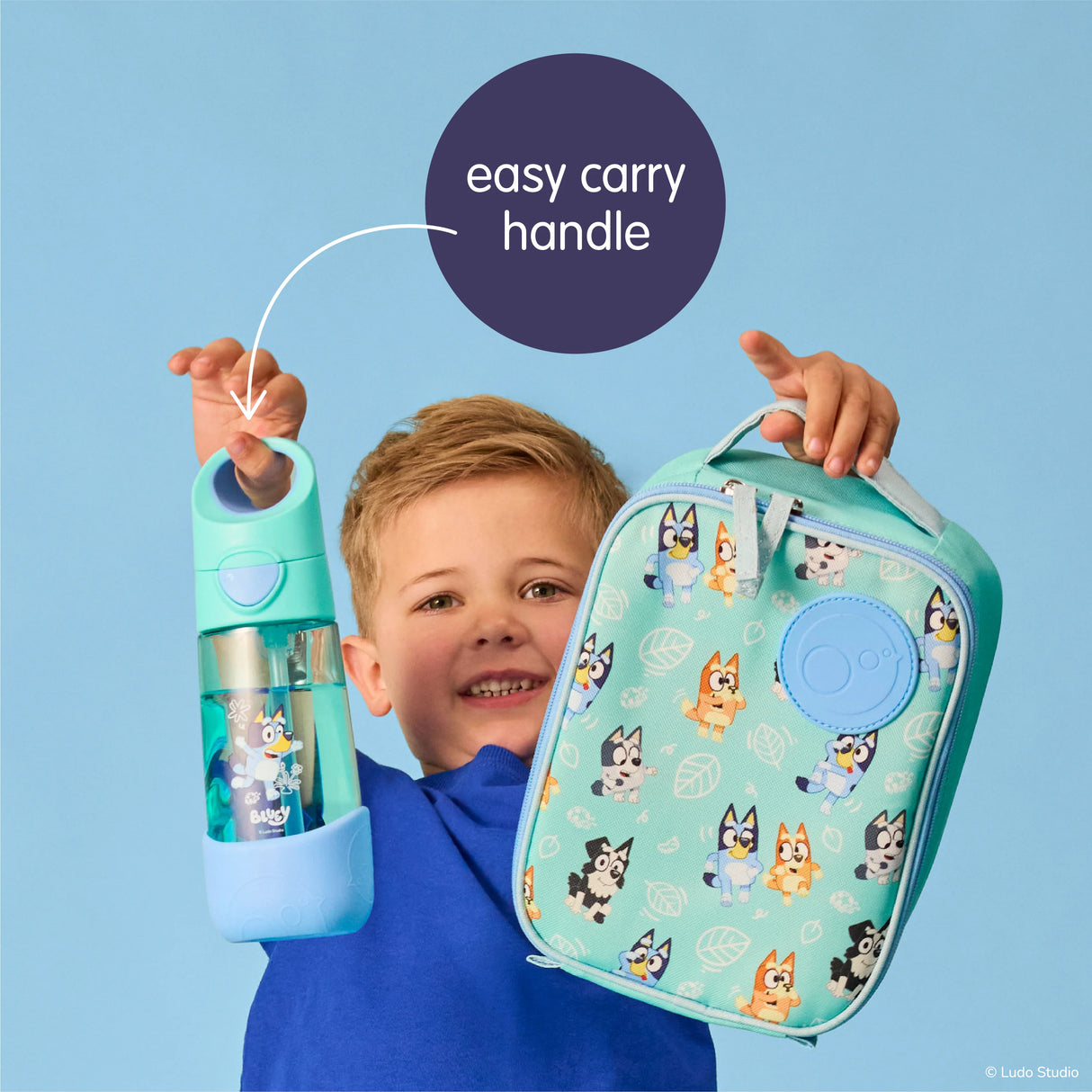 b.box Tritan Drink Bottle 600ml - Bluey by b.box