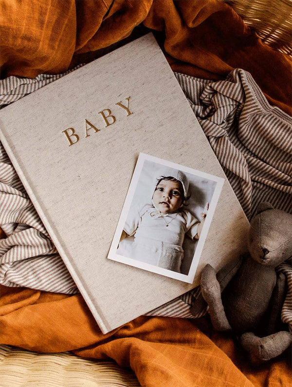 Baby Journal - Birth to Five Years - Oatmeal