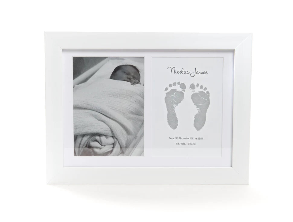 BABYink Ink-less Keepsake Frame Kit - White