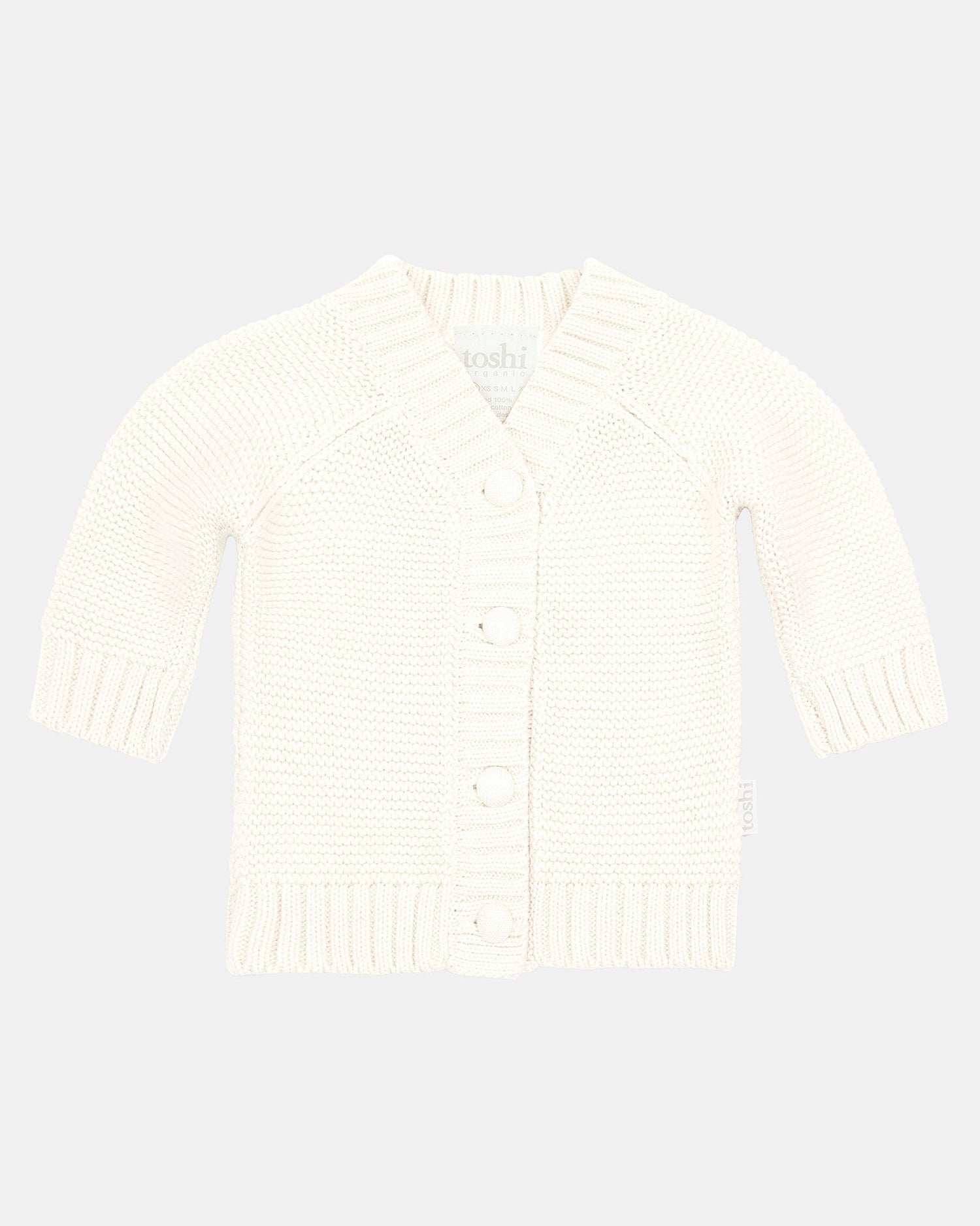 Toshi Organic Andy Cardigan - Cream